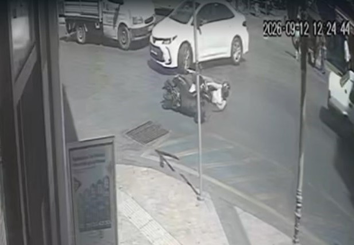Otomobil ile motosiklet çarpıştı: 1 yaralı