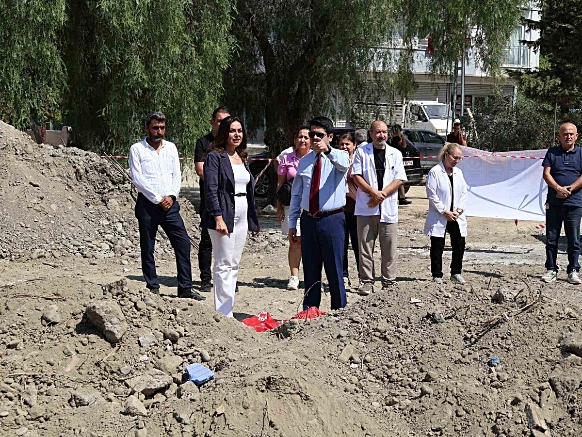Akçalı Aile Sağlığı Merkezi’nin yeni hizmet binasında çalışmalar sürüyor