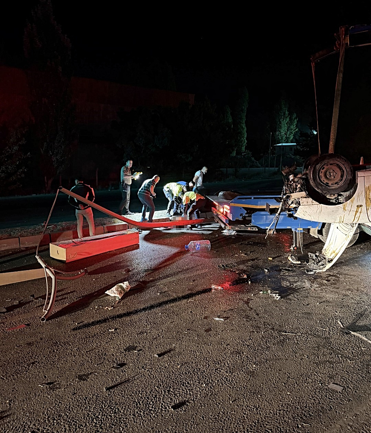 Ankara’da otomobil takla attı: 1 ölü