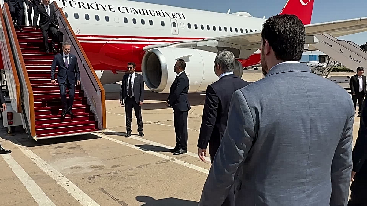 Dışişleri Bakanı Fidan, Suriye'ye ulaştı