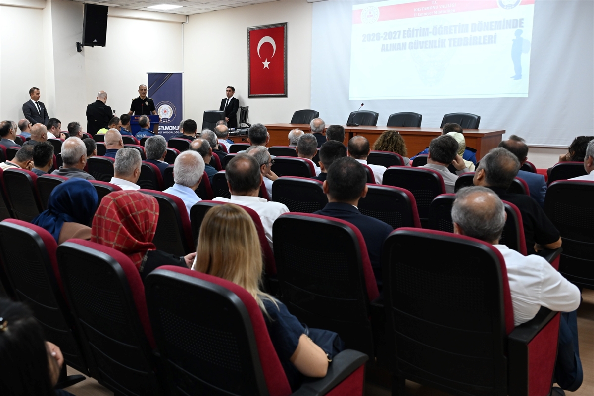 Kastamonu'da okullarda güvenlik toplantısı