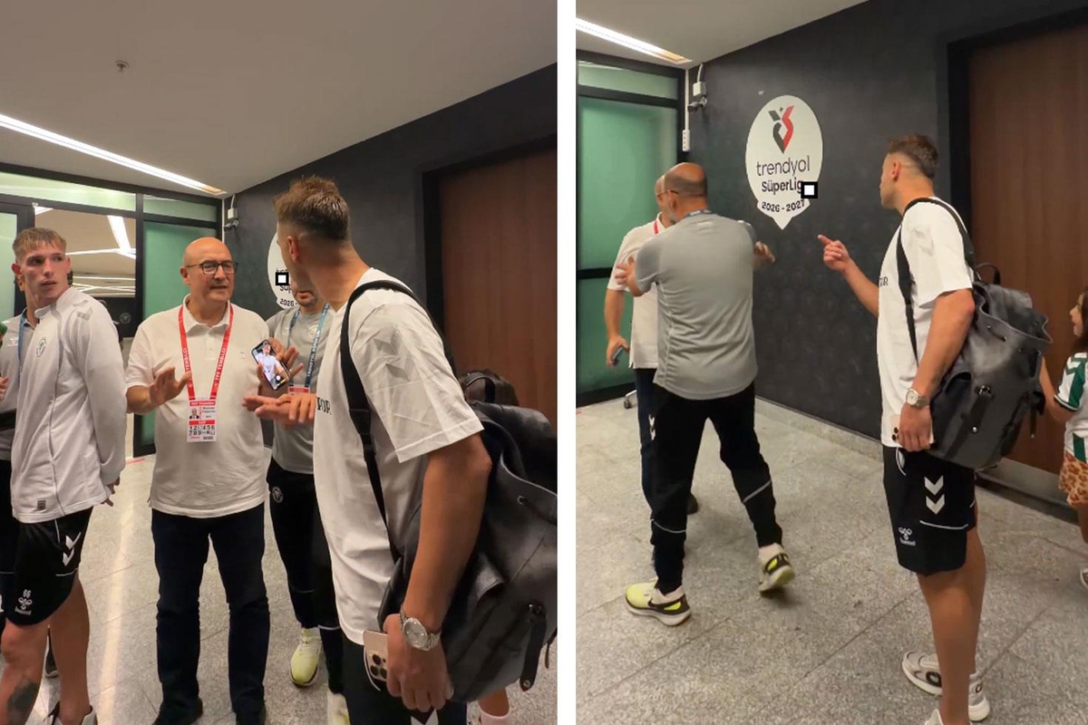 Maçtan saatler sonra ortaya çıktı! İşte Deniz Türüç'ün TFF yetkilisiyle tartıştığı anlar
