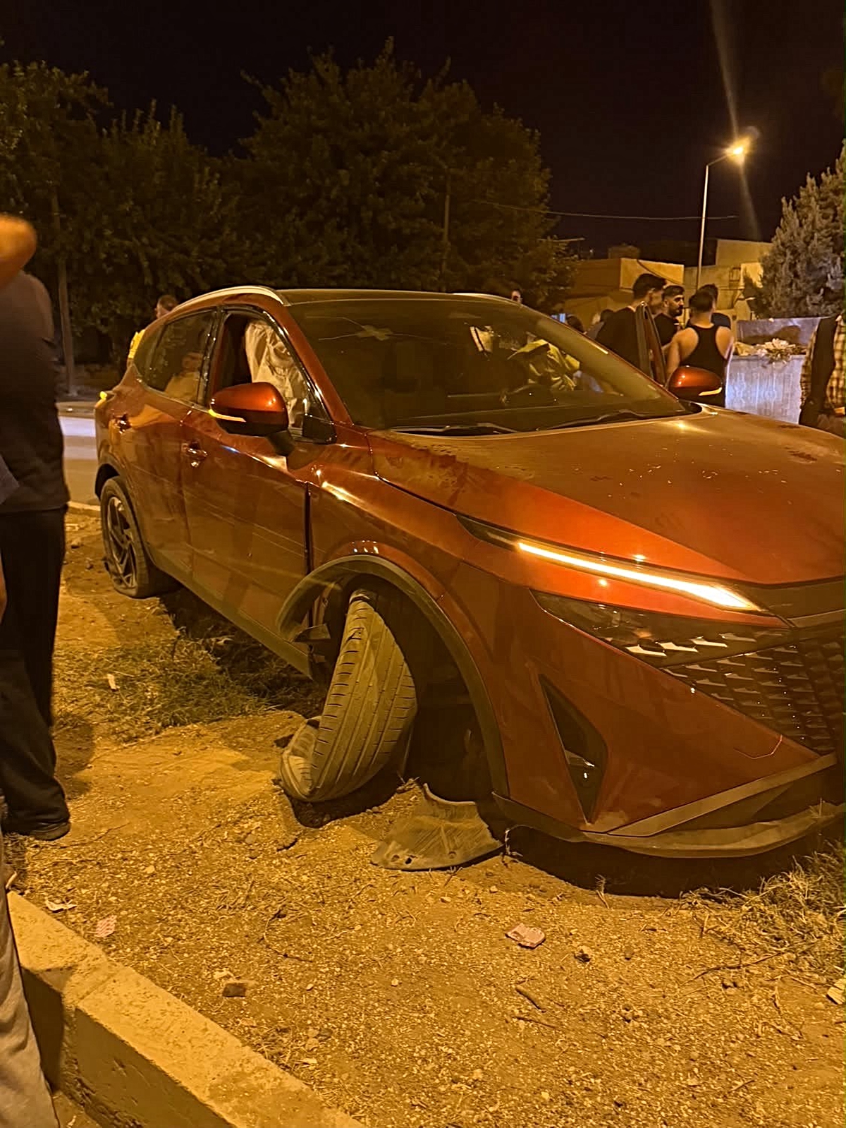 Mardin’de otomobil refüje çıktı: 1 yaralı
