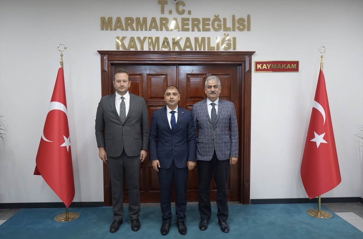 Marmaraereğlisi Kaymakamı Kızıltoprak'a ziyaret