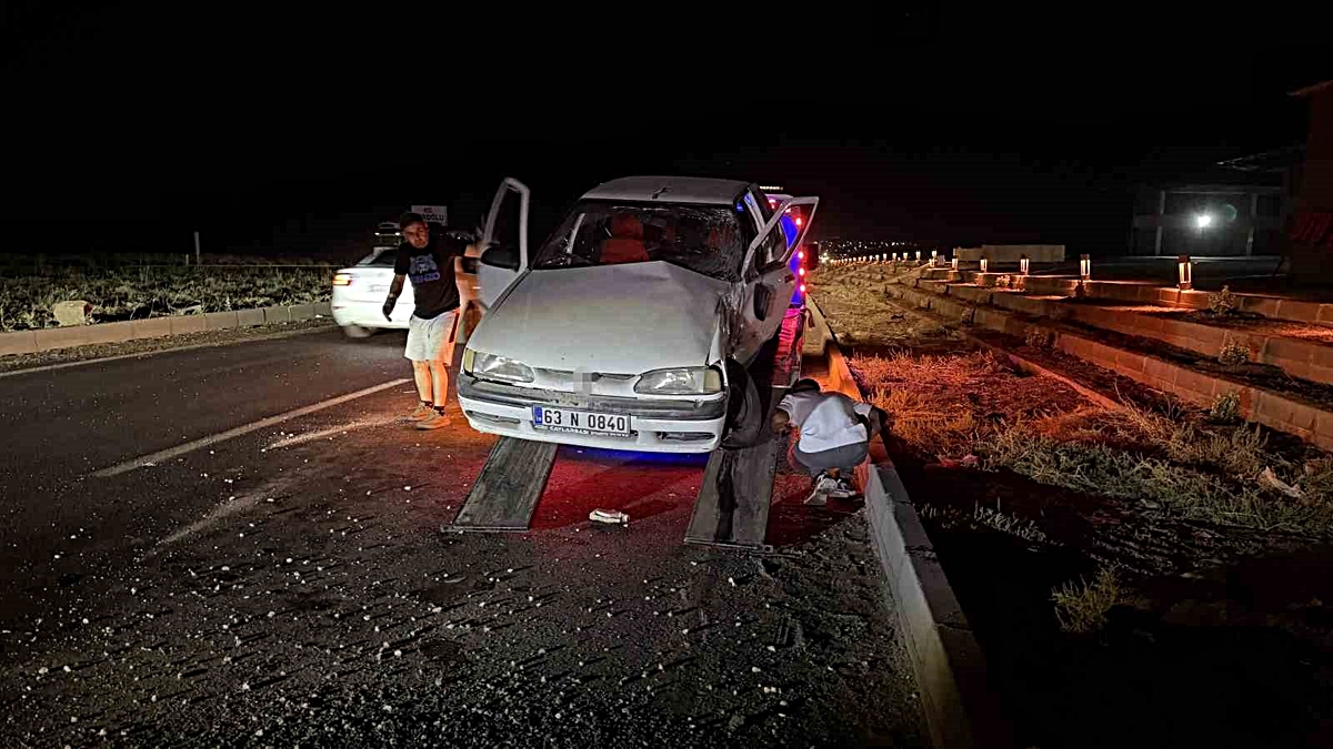 Siverek’te iki araç çarpıştı: 2 yaralı