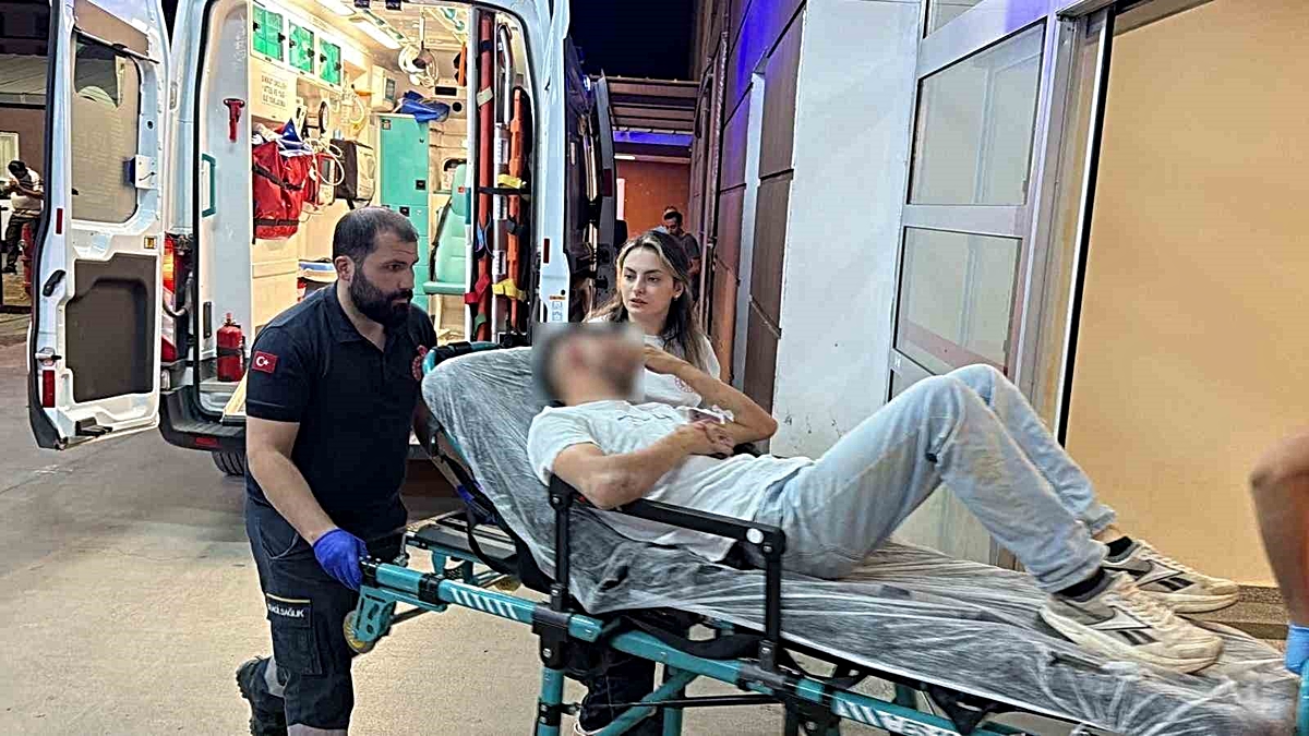Sokak ortasında darp edildi