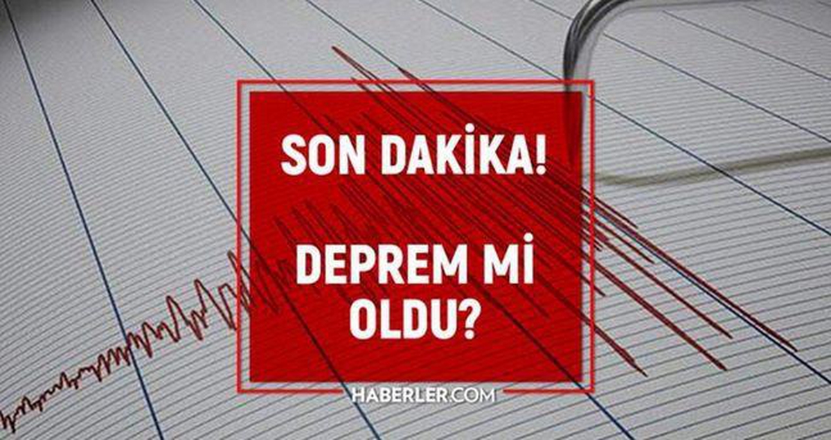 SON DEPREMLER! 13 Eylül deprem mi oldu, ne zaman, kaç büyüklüğünde oldu?