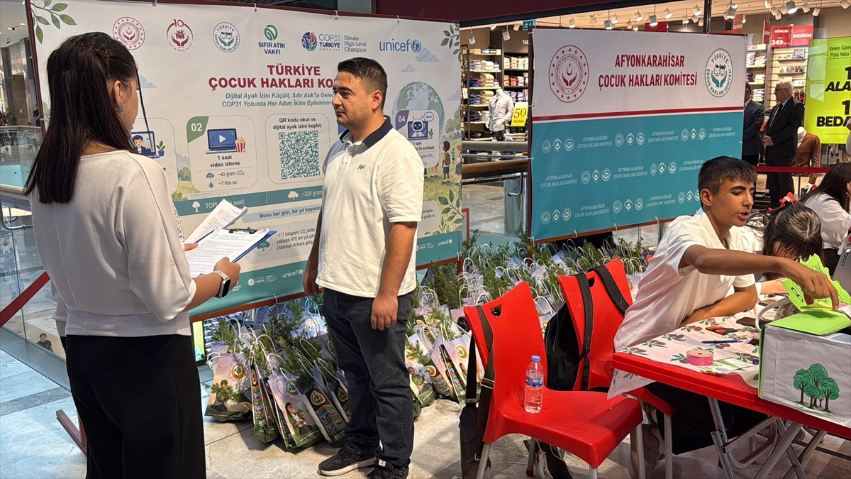 Afyonkarahisar'da çevre ve iklim değişikliği konusunda farkındalık etkinliği düzenlendi