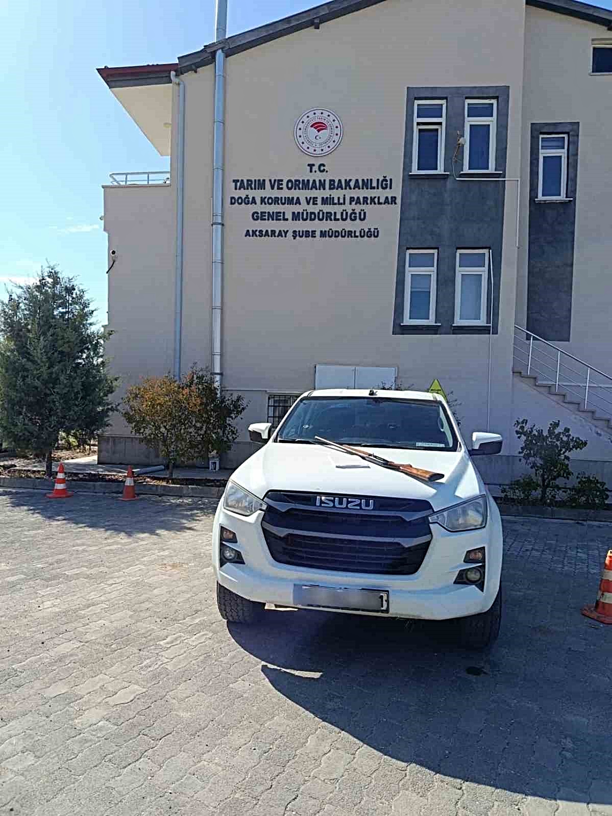 Aksaray’da belgesiz avcının tüfeğine el kondu