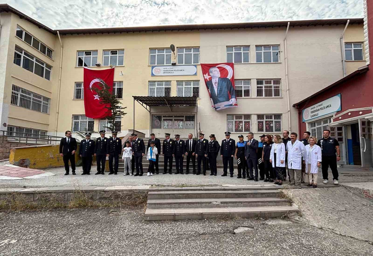 Ankara İl Emniyet Müdürü Maksut Yüksek, okul denetimini yerinde inceledi