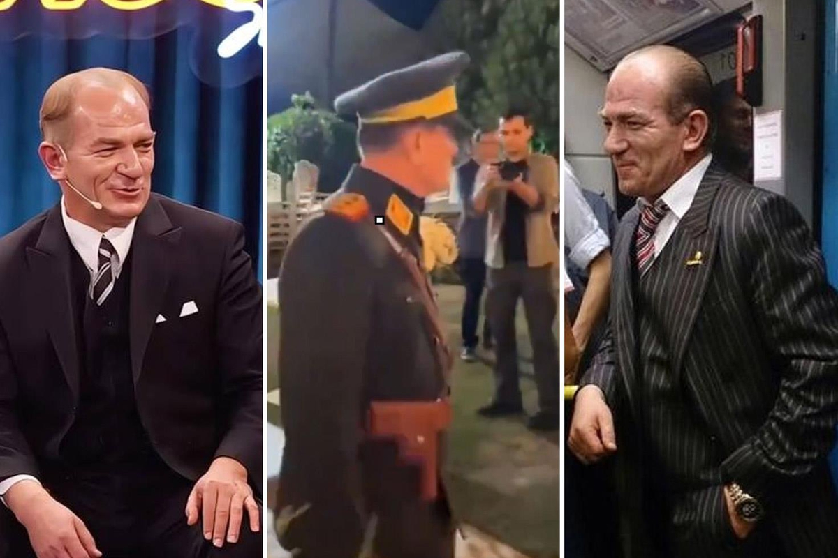 Atatürk'e benzeyen şahısların kavgası
