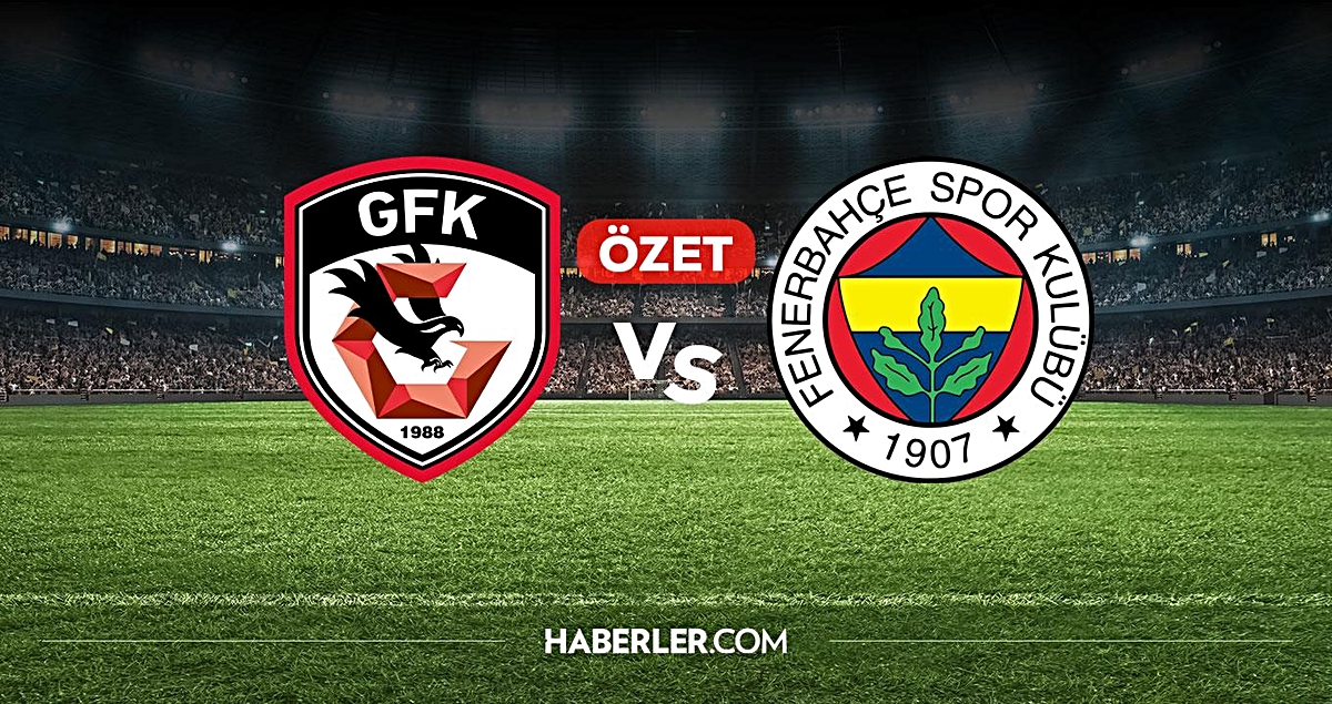 Gaziantep Fenerbahçe maç özeti ve golleri! (ÖZET) Gaziantep Fenerbahçe kaç kaç bitti, golleri kim attı?