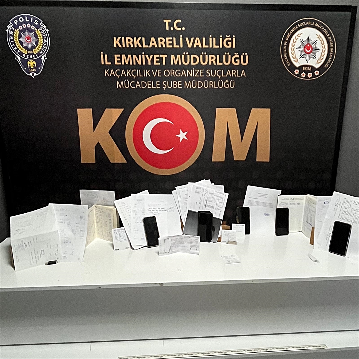 Kırklareli'nde suç örgütü operasyonunda 4 şüpheli yakalandı