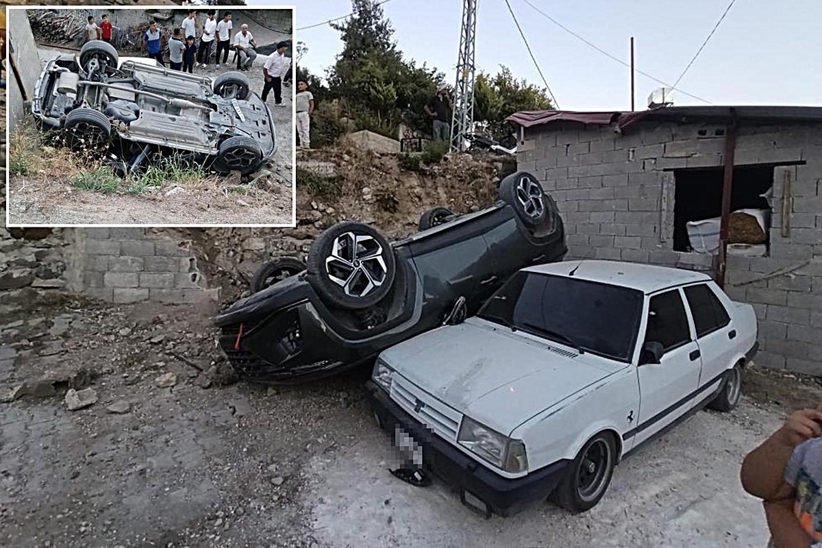 Mahallelinin korkulu rüyası oldu! 3 ayda 2 araç evin bahçesine uçtu