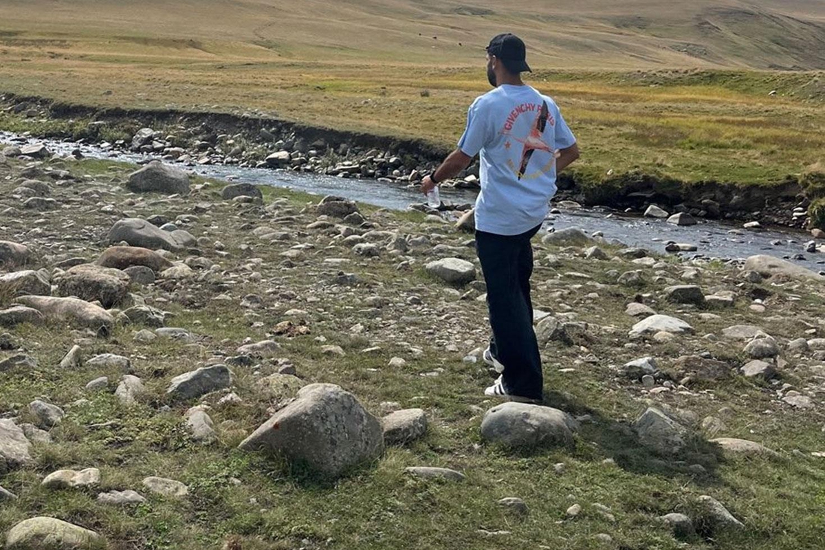 Muhammed Salah izinli gününde soluğu Trabzon'un yaylalarında aldı