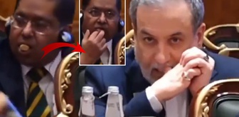 Pezeşkiyan konuşurken yaptıkları olay oldu! Sonunda kutuyu elinden aldılar