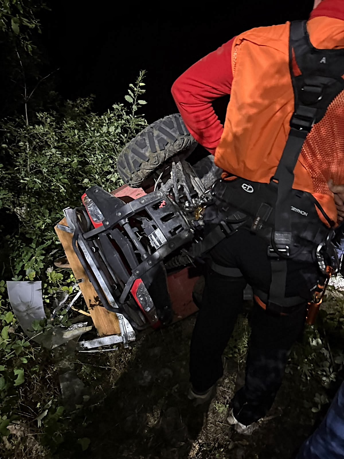 Şarampole yuvarlanan ATV'nin sürücüsü yaşamını yitirdi