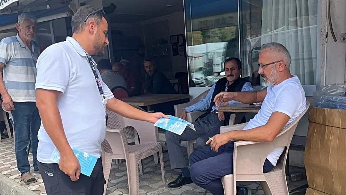 Sinop’ta vatandaşlar bağımlılığa karşı bilgilendirildi