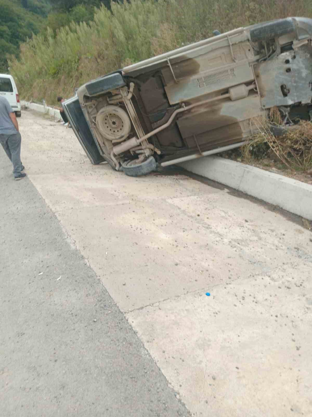 Trabzon’da trafik kazası: 5 yaralı