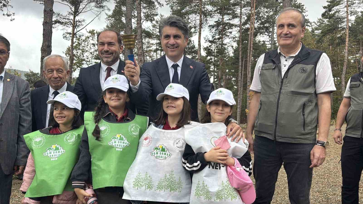 Türkiye’de bir ilk: Bolu’da 'Orman Okulu' eğitime açıldı