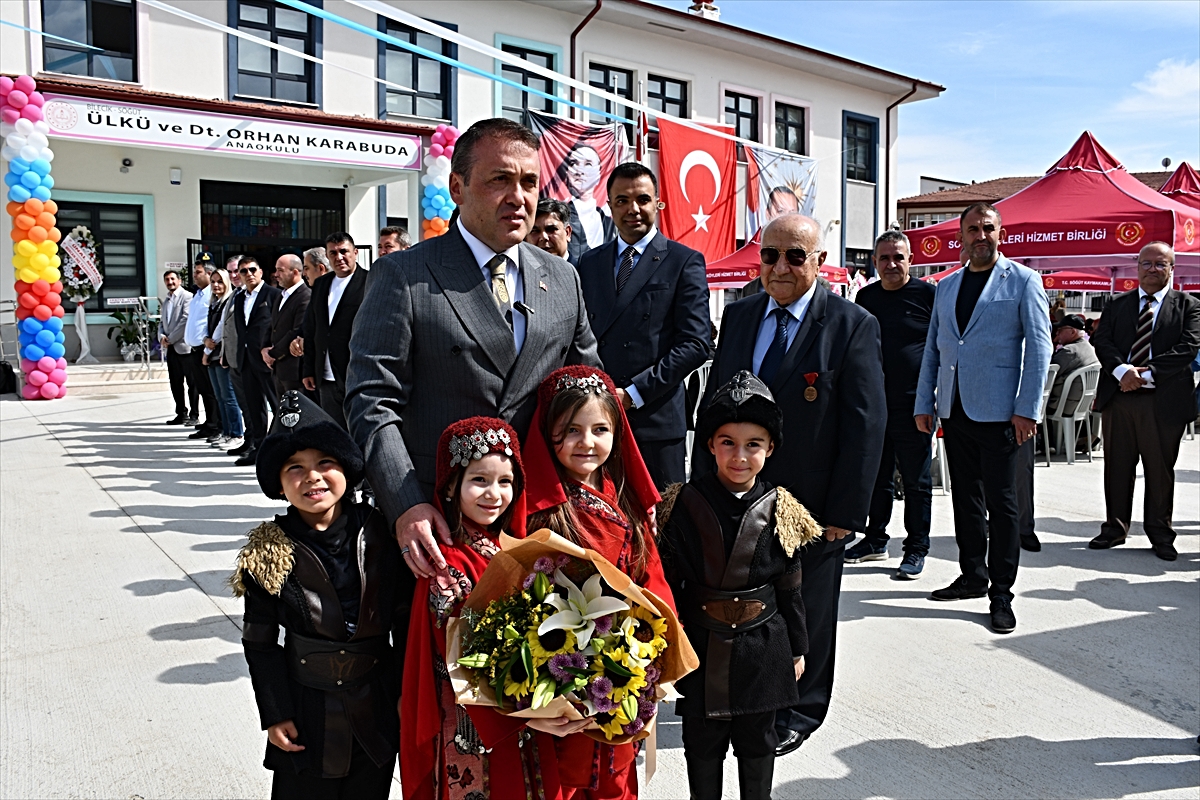 Bilecik'te hayırsever çiftin yaptırdığı 8 derslikli anaokulu açıldı