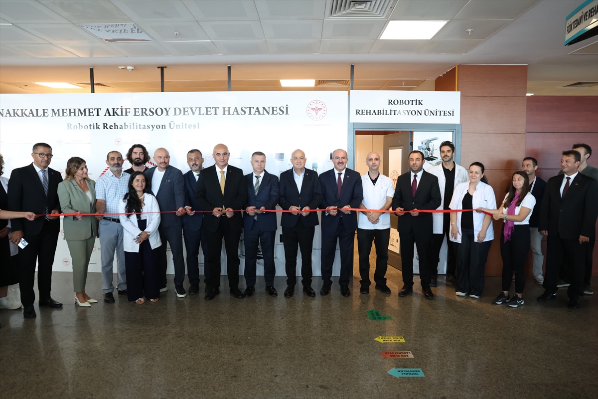 Çanakkale'de robotik yürüme rehabilitasyon cihazı hizmete alındı