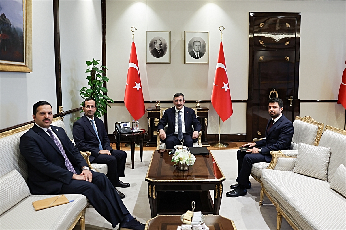 Cumhurbaşkanı Yardımcısı Yılmaz, Kuveyt'in Ankara Büyükelçisi Al-Shabo'yu kabul etti