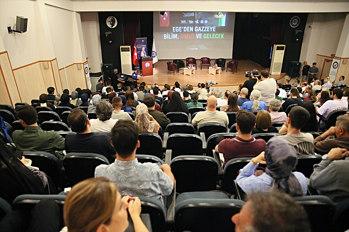 Ege Üniversitesi'nde Gazze temalı etkinlikler düzenlendi