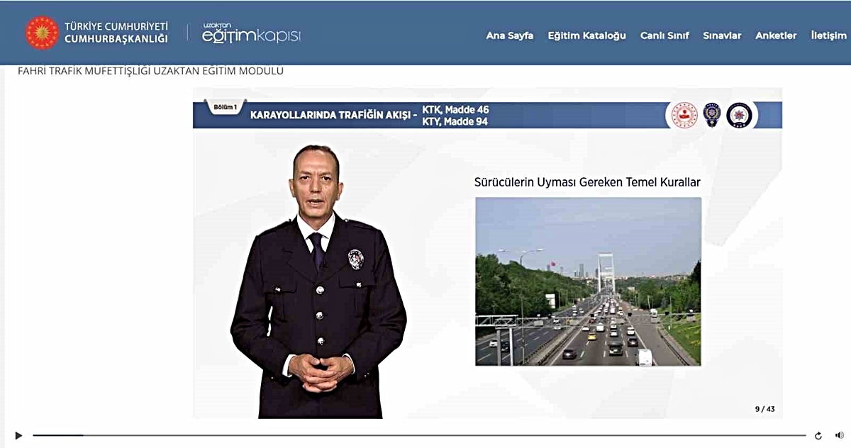 Eskişehir’de fahri trafik müfettişlerine eğitim
