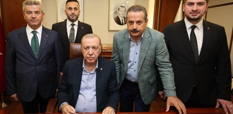 Faruk Çelik, Cumhurbaşkanı Erdoğan ile Rize'de görüştü