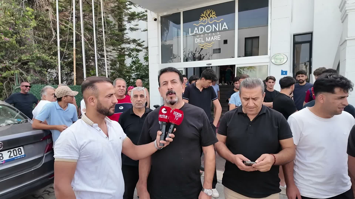 Otel çalışanları da turistler de kapının önüne konuldu