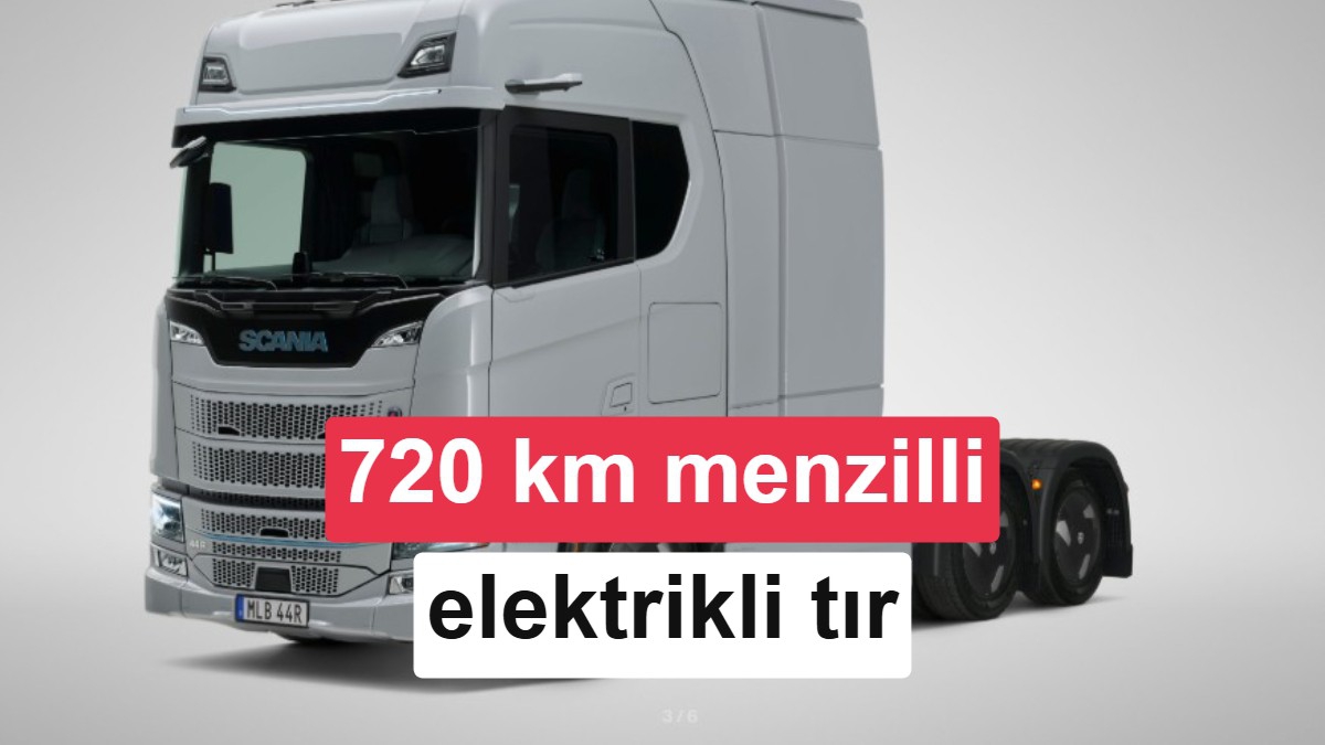 Scania'dan elektrikli tırlar için yeni batarya mimarisi