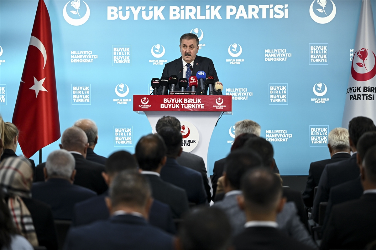 BBP Genel Başkanı Destici, basın toplantısı düzenledi:
