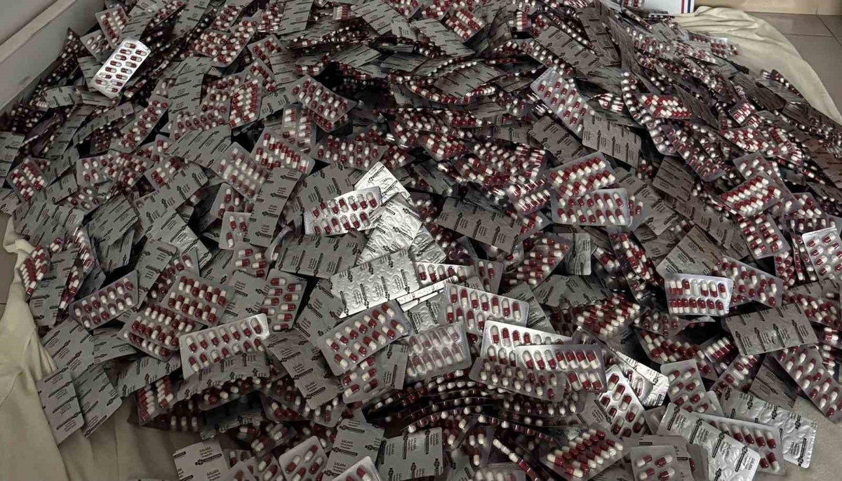 Çubuk’ta 95 bin adet uyuşturucu hap ele geçirildi