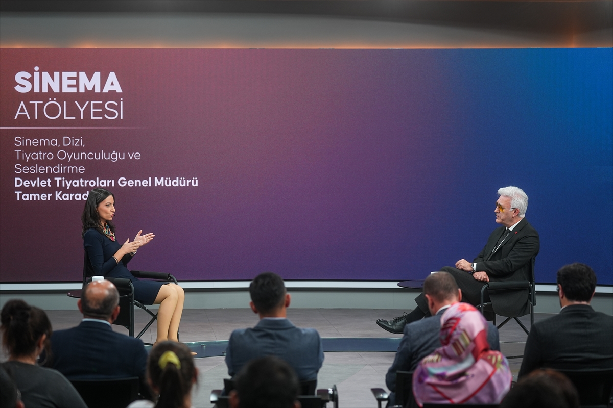 Devlet Tiyatroları Genel Müdürü Tamer Karadağlı, AA’nın Sinema Atölyesi’ne konuk oldu: