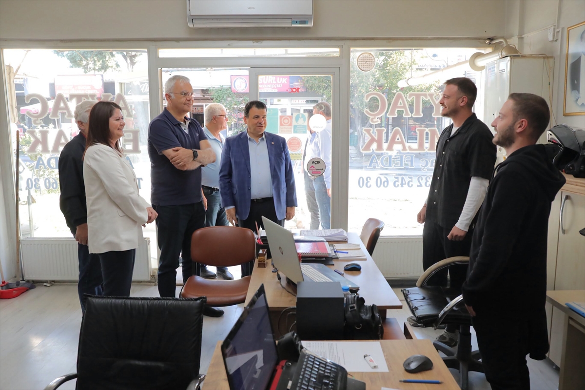 Edirne Belediye Başkanı Gencan ve milletvekilleri sanayi esnafını ziyaret etti