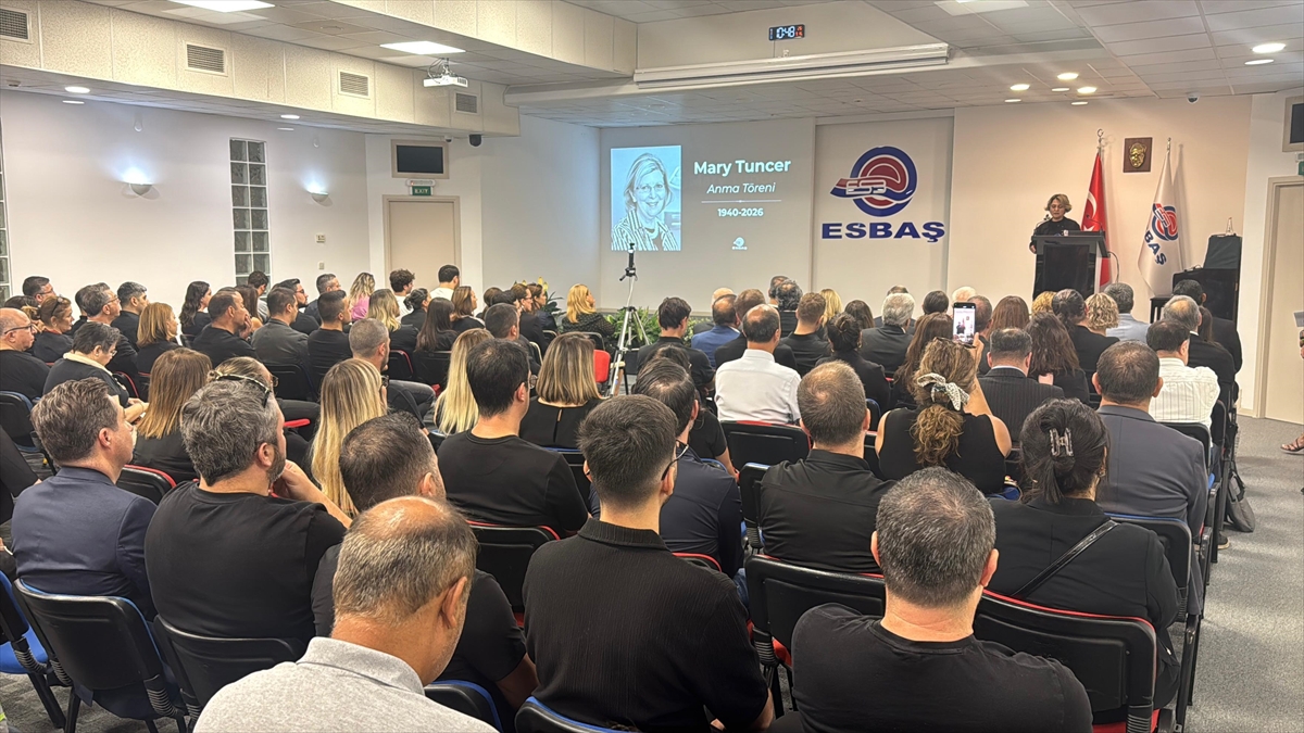 ESBAŞ Onursal Başkanı Mary Tuncer İzmir'de anıldı
