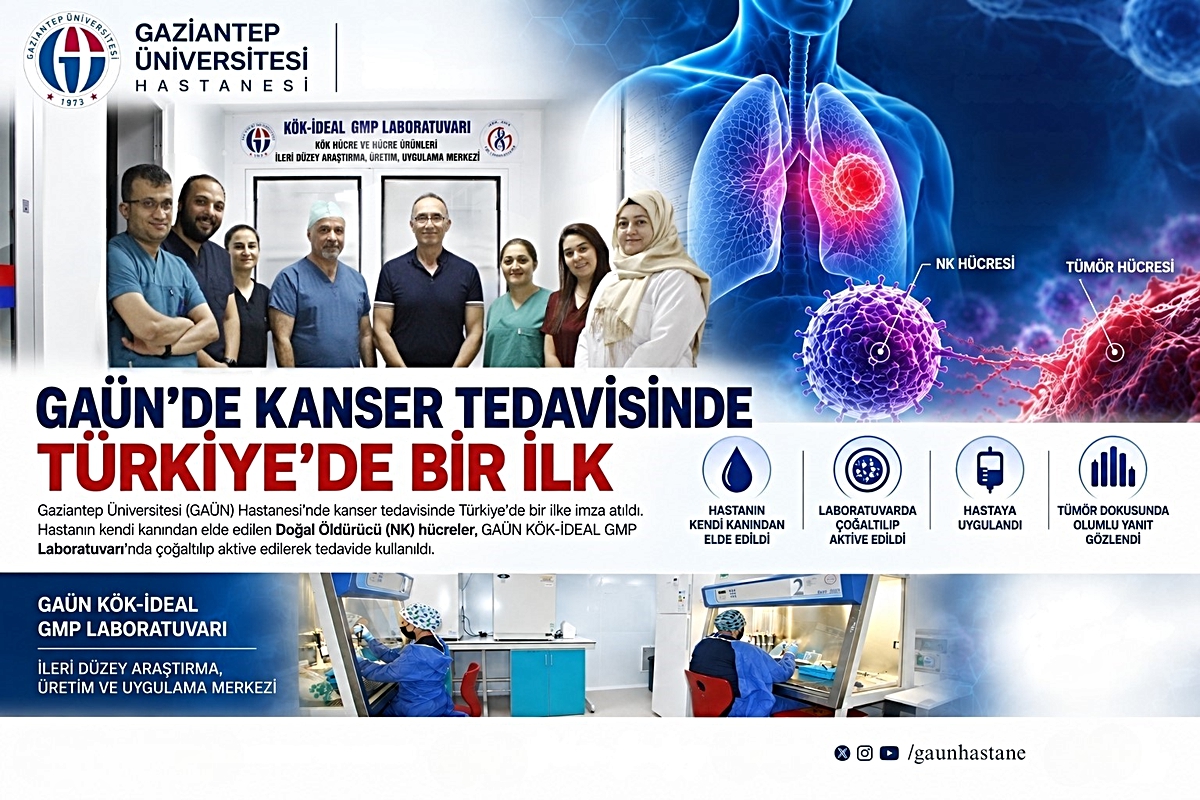 Kanser tedavisinde Türkiye’de bir ilk