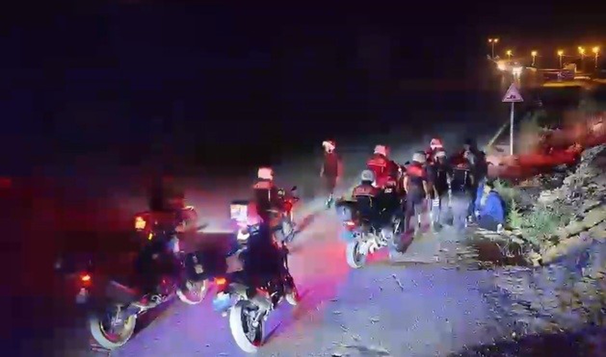 Malatya’da motosikletli polislerden asayiş uygulaması