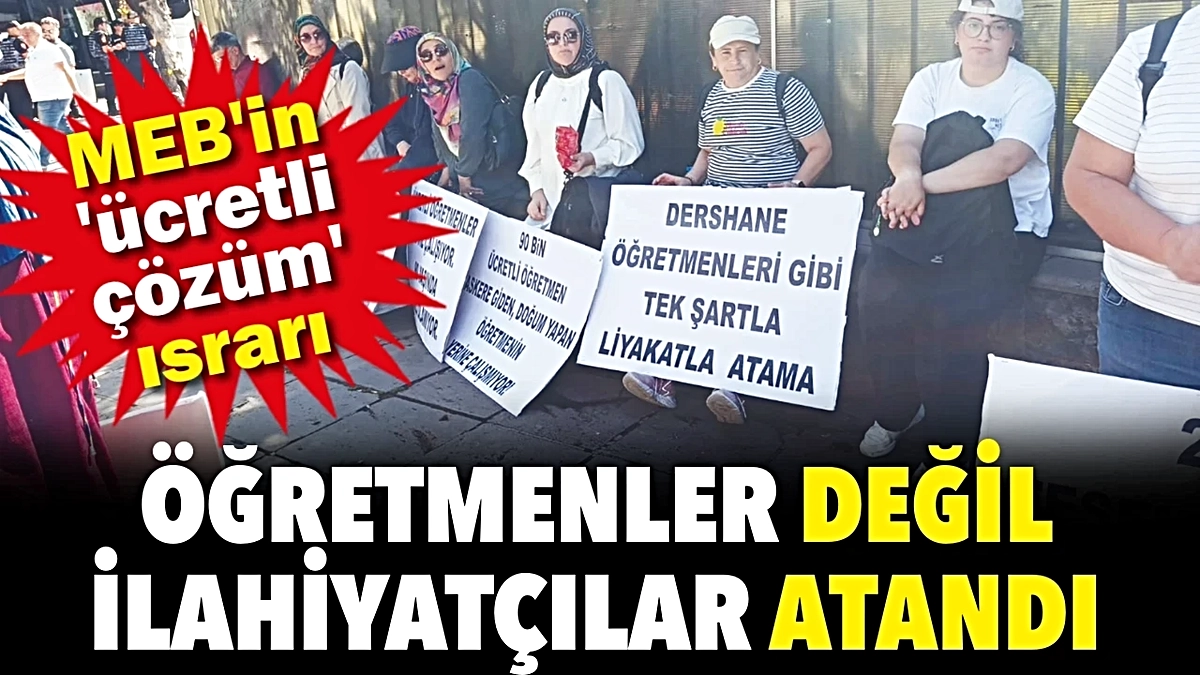 MEB, atama yerine ücretli öğretmen alımı yapıyor