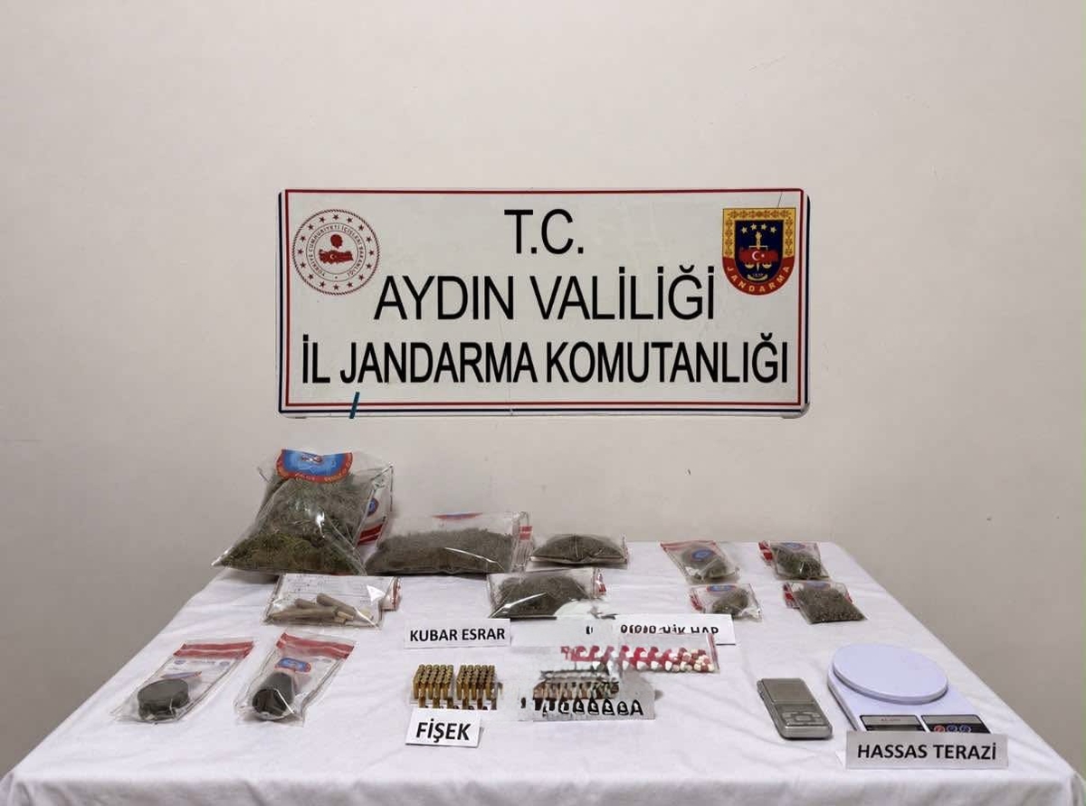 Söke’de eş zamanlı uyuşturucu operasyonu