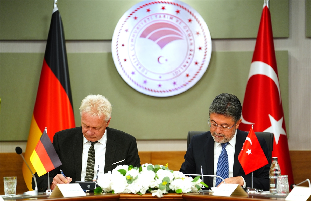 Türkiye ile Almanya arasında tarım ve gıda sektörlerinde işbirliği için ortak niyet beyanı imzalandı