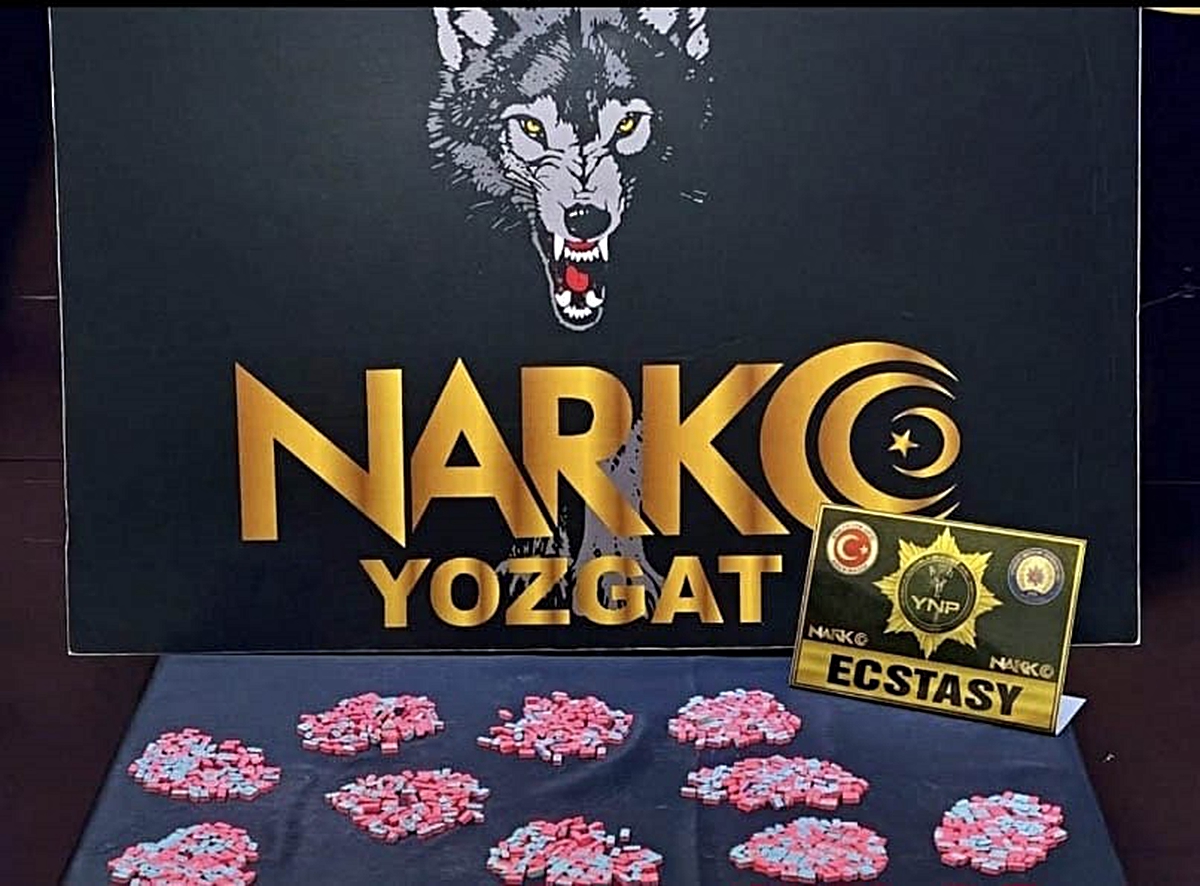 Yozgat’ta 985 adet sentetik hap ele geçirildi