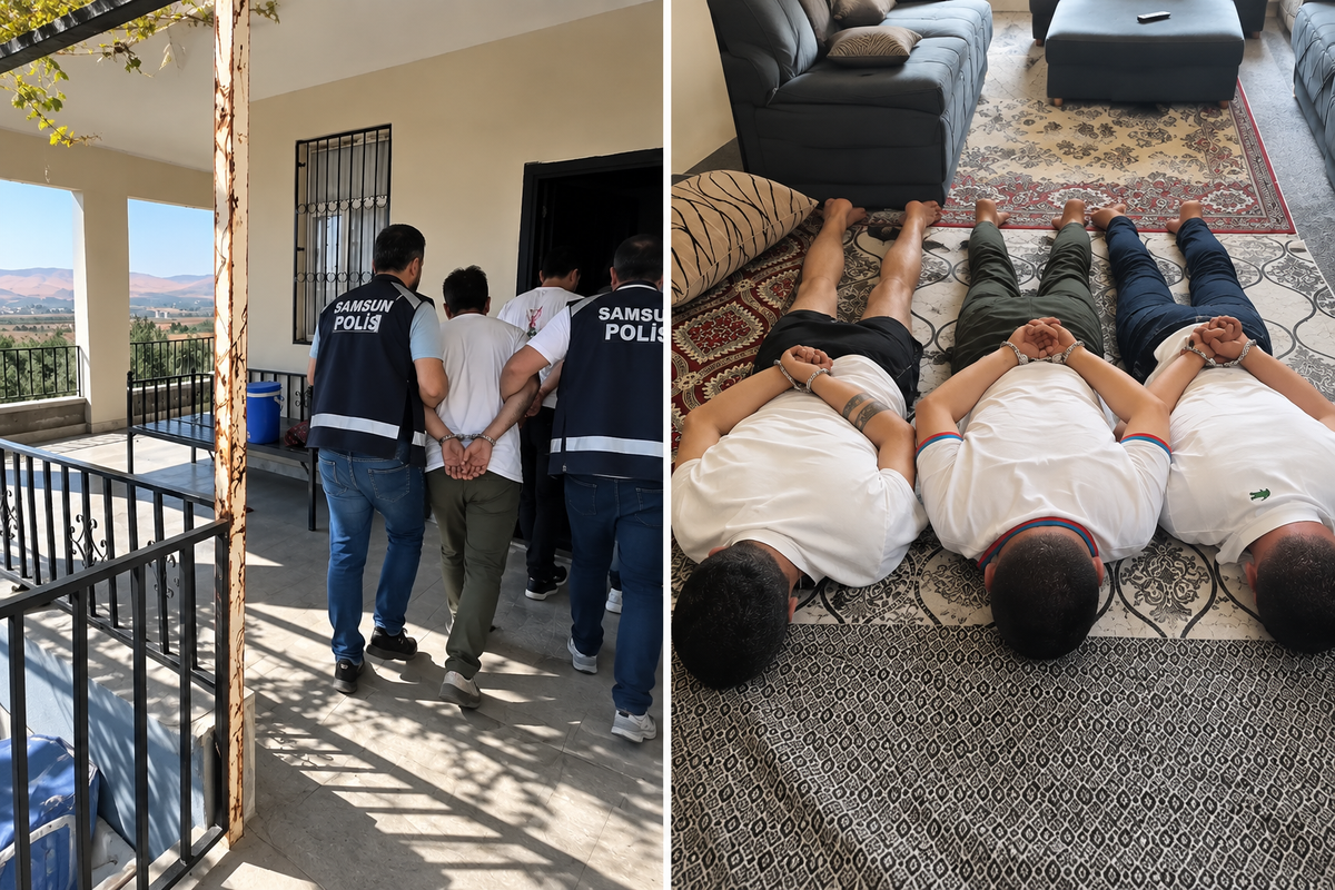 Ağlayan kadını fark eden Samsun polisi izi Şanlıurfa’daki bağ evine kadar sürdü: 2 milyon liralık dolandırıcılık yapanlar yakalandı