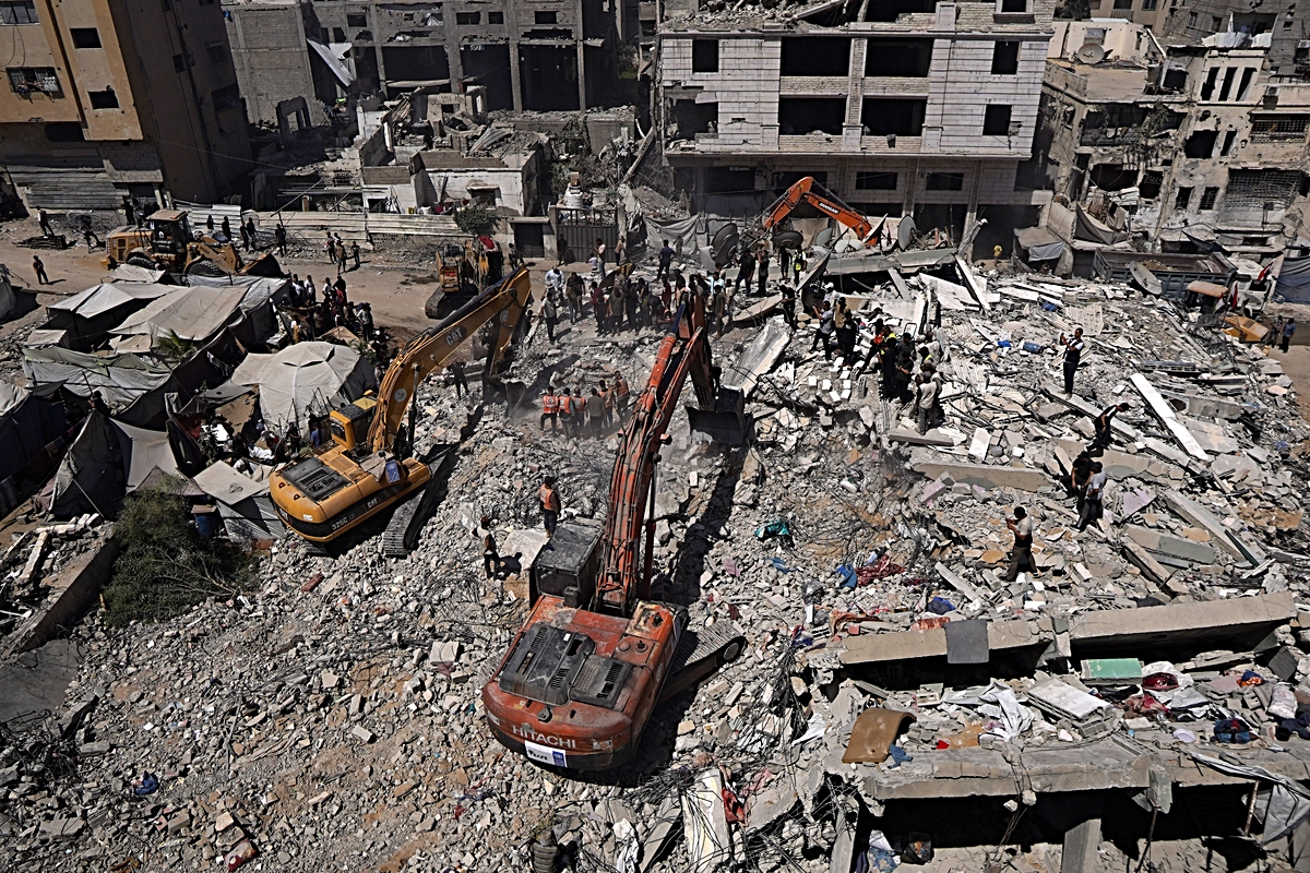 Albüm: Gazze'de bina çöktü: 21 ölü, 25 yaralı