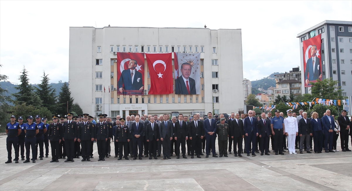 Atatürk'ün Rize'ye gelişinin 102. yıl dönümü kutlandı