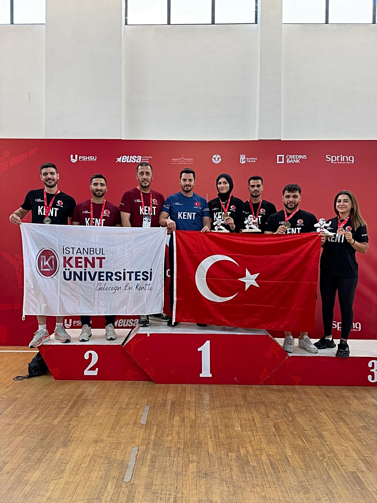 İstanbul Kent Üniversitesi’ne Avrupa Şampiyonası’nda 12 madalya