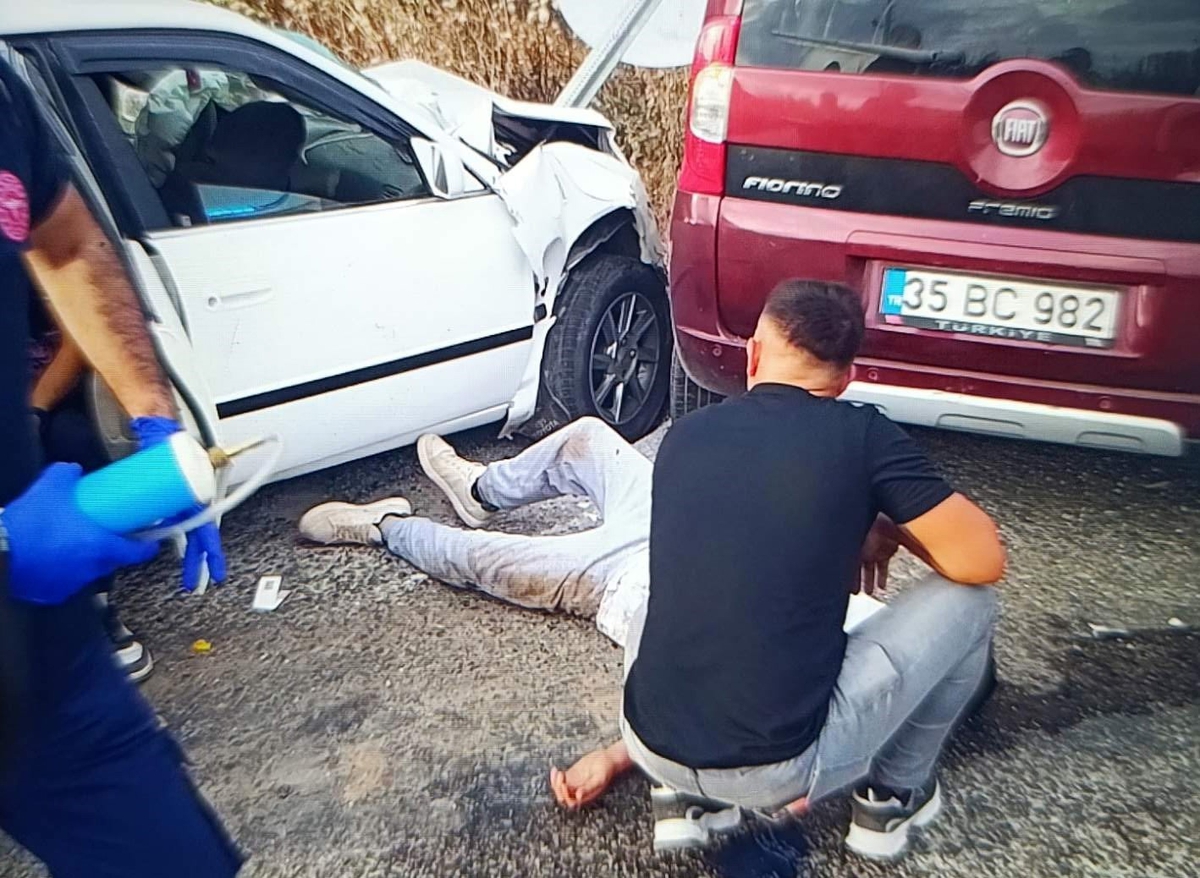 İzmir’de hatalı manevra kazası: 1’i ağır 8 yaralı