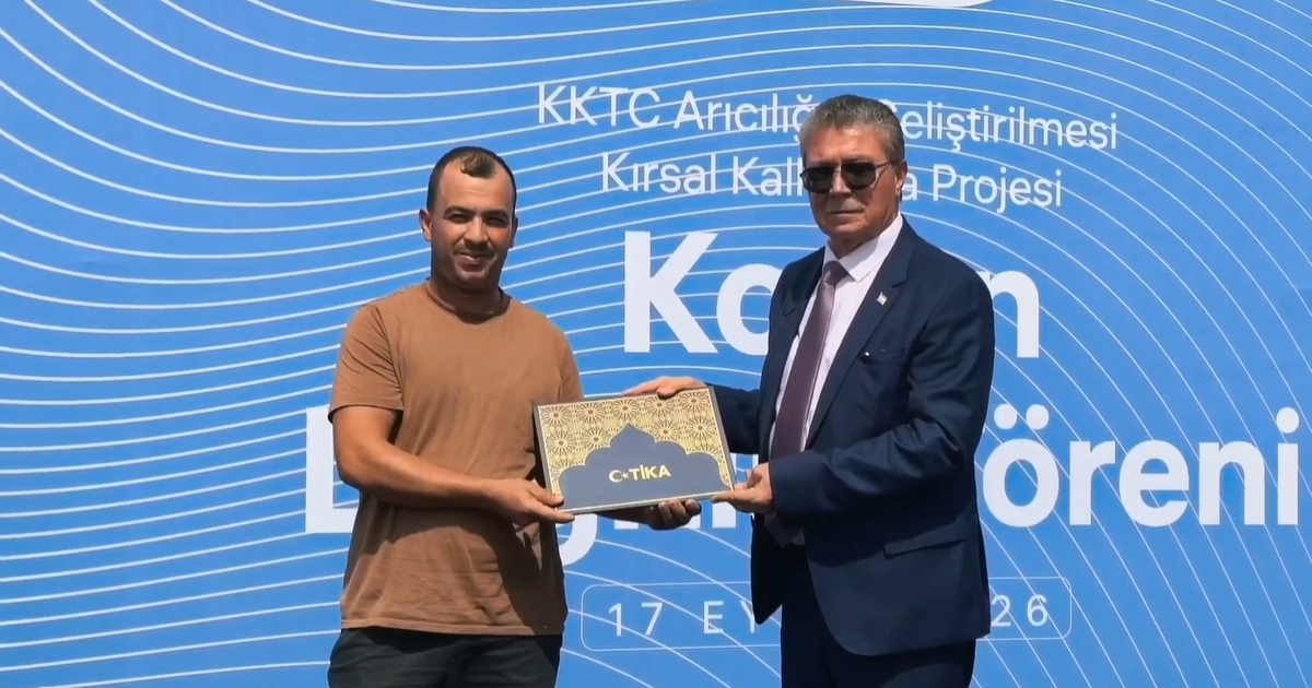 KKTC’de 170 arıcıya bin modern arı kovanı dağıtıldı