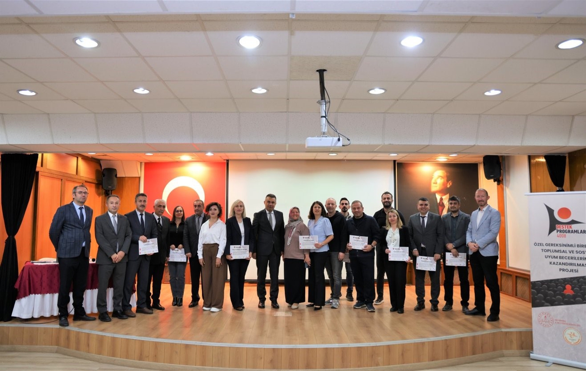 Özel bireylerin becerilerini arttıran proje tamamlandı